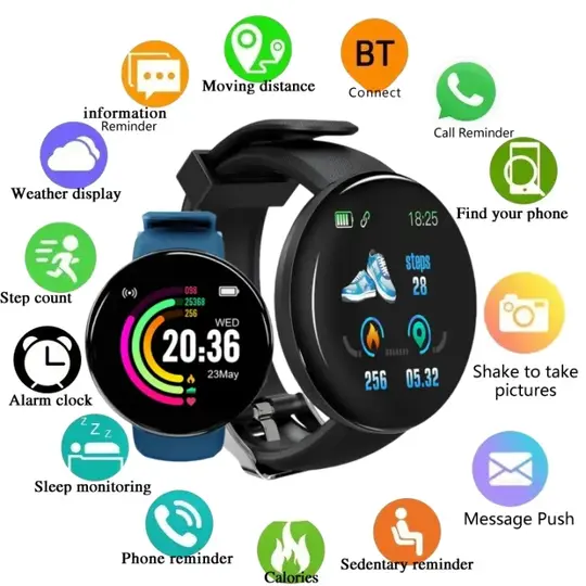 D18 Smart Fitness Watch